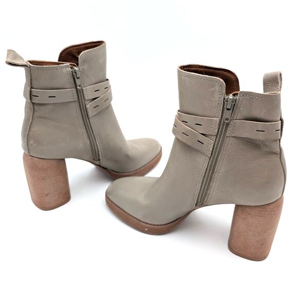 Lucky Brand Natesa Women's High Heel Ankle Boots Seneca Rock Size US8.5M EU39 - Picture 9 of 12